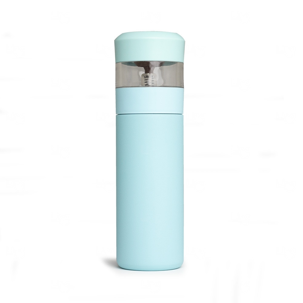Garrafa Térmica com Infusor 350ml Personalizada Azul