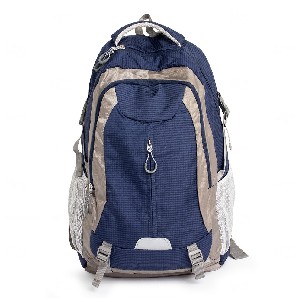 Mochila de Poliéster 43L com Apito Integrado Personalizada Azul