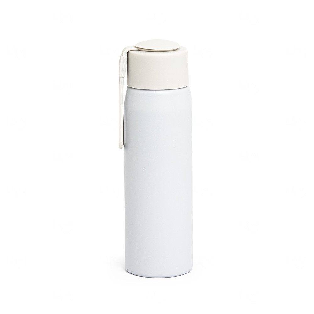 Garrafa de Alumínio Personalizada 600ml Cinza