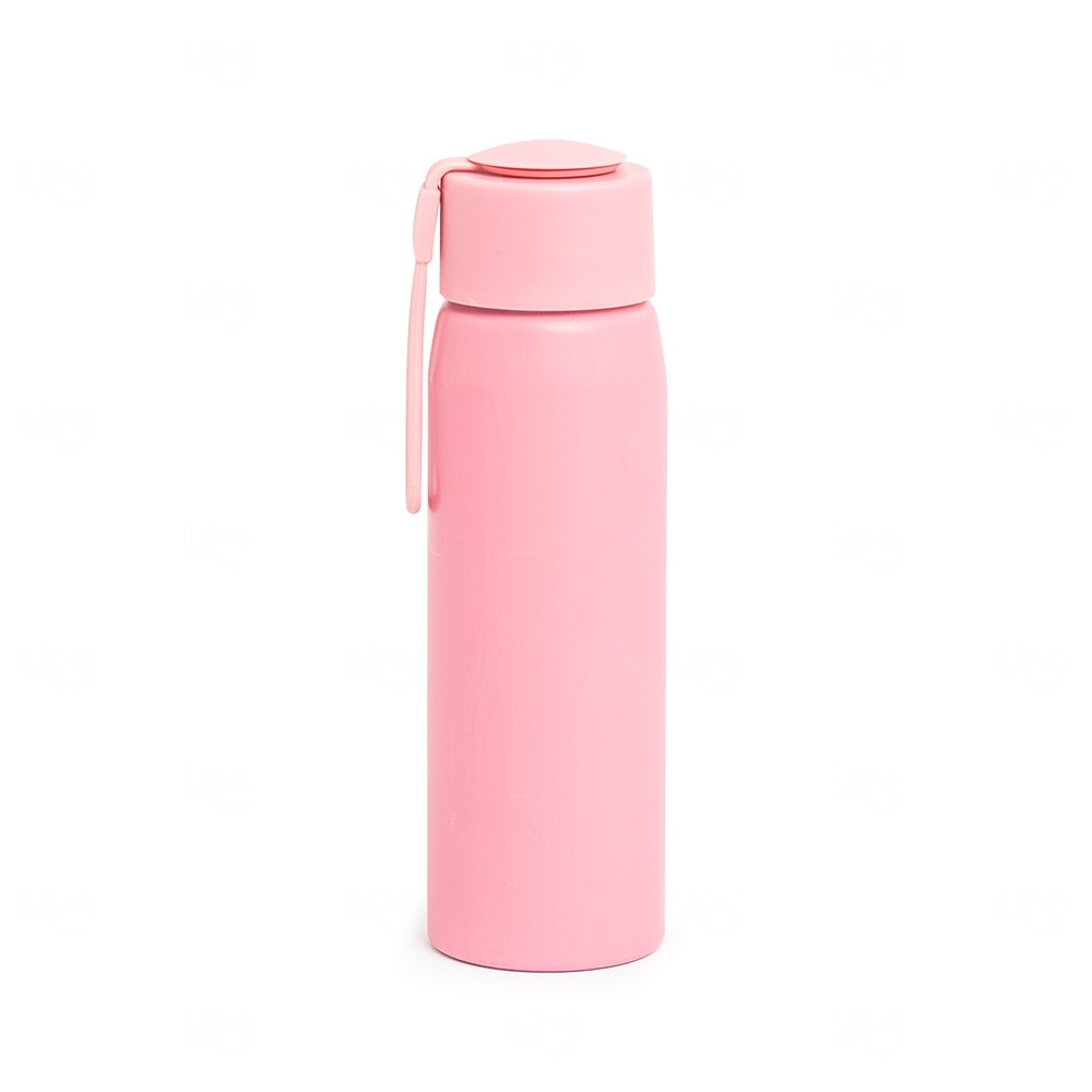 Garrafa de Alumínio Personalizada 600ml Rosa Escuro