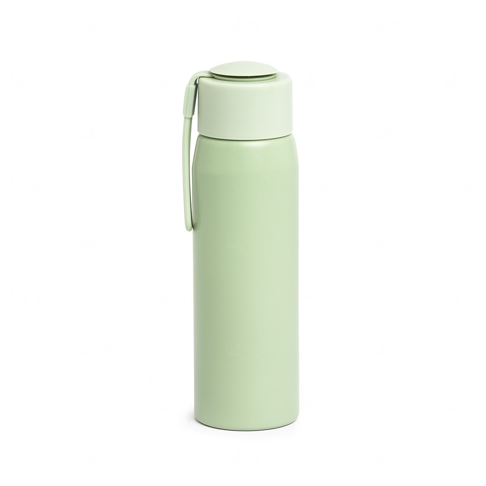Garrafa de Alumínio Personalizada 600ml Verde Claro