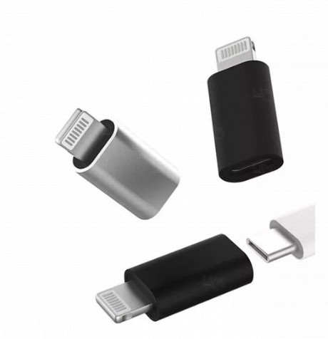 Adaptador de Entrada Lightning (iPhone) para USB-C 