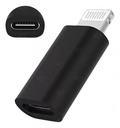 Adaptador de Entrada Lightning (iPhone) para USB-C 