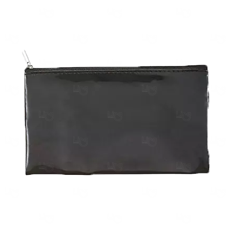 Pasta Zip Zap em PVC Cristal 38x28 cm Personalizada 
