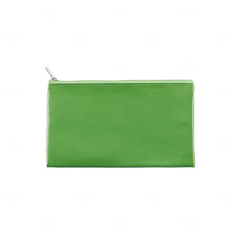 Pasta Zip Zap em PVC Cristal 38x28 cm Personalizada 