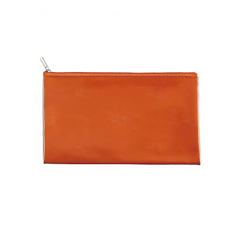 Pasta Zip Zap em PVC Cristal 38x28 cm Personalizada 