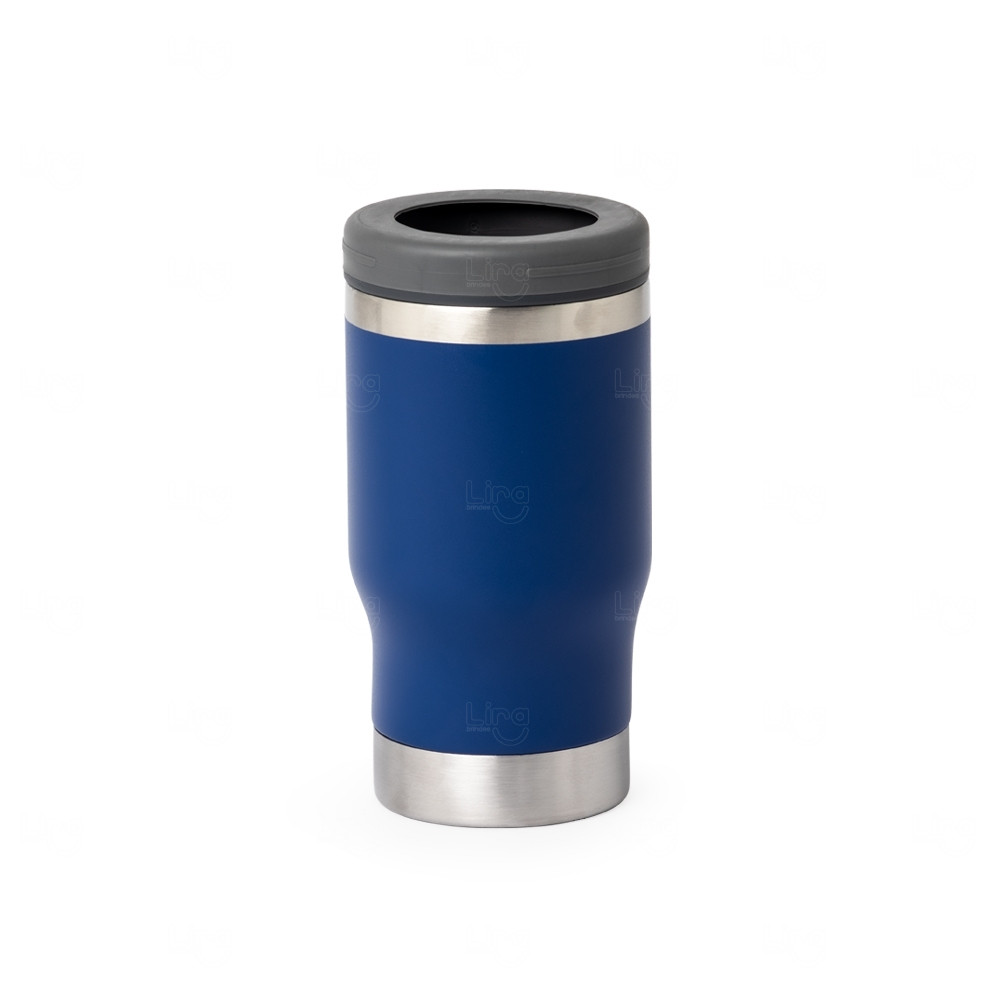 Copo Térmico Inox Multiuso 380ml Personalizado Azul