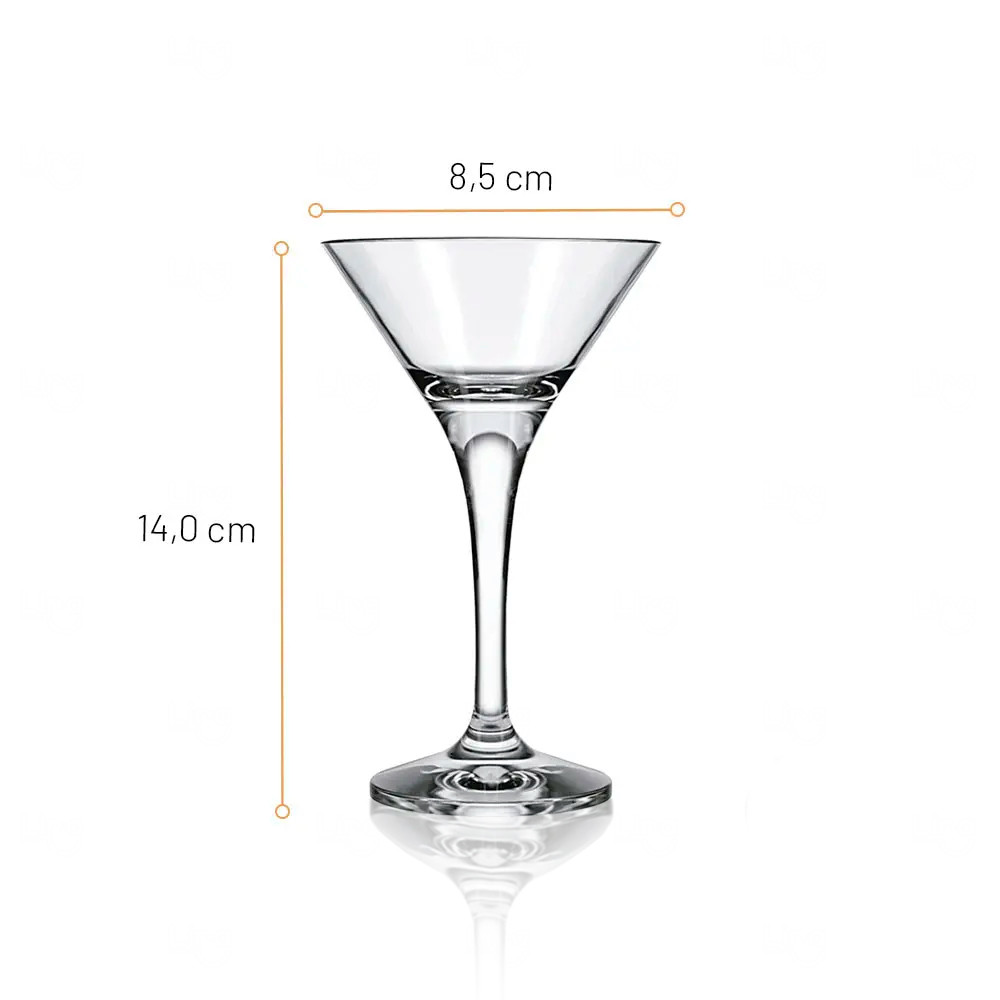 Taça de Vidro Mini Martini 100ml Personalizada 