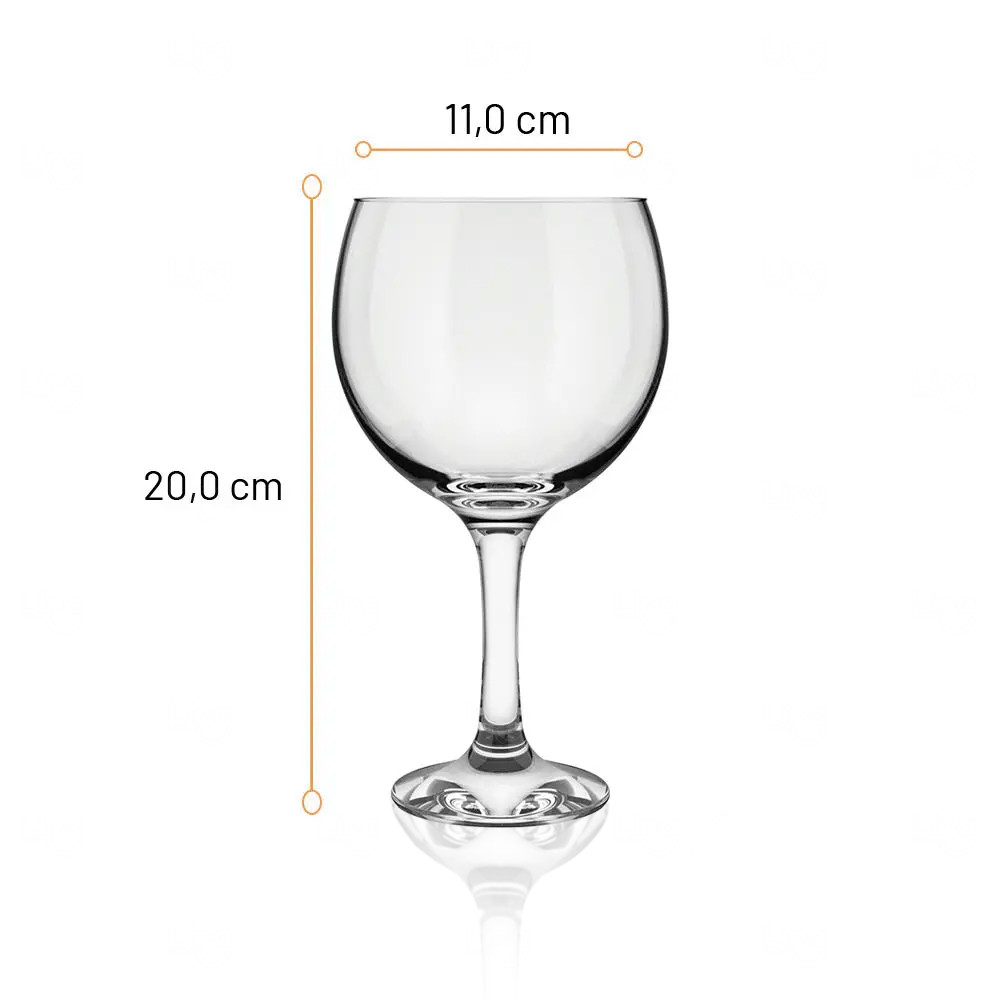 Taça de Gin 600ml em Vidro Personalizada 