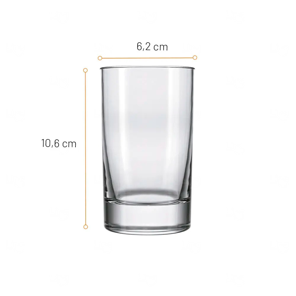 Copo de Vidro para Suco 200 ml Personalizado 
