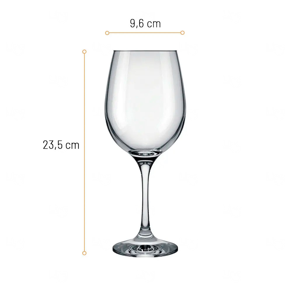 Taça de Vidro para Degustação 600ml Personalizada 