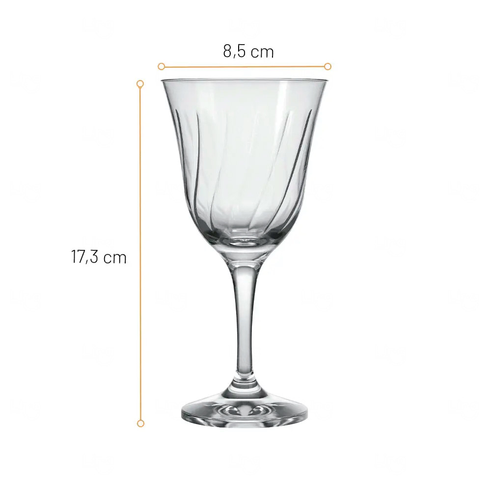 Taça de Vinho 250ml em Vidro Personalizada 