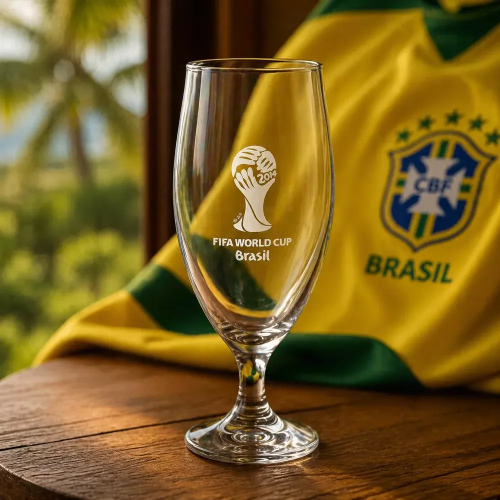 Taça de Vidro 300ml para Cerveja Personalizada 
