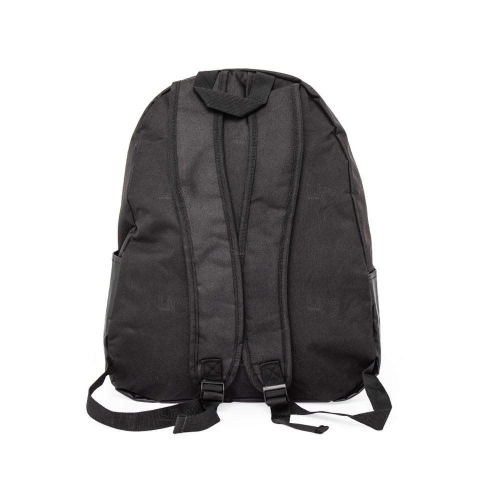 Mochila Nylon 33L com Detalhes em Couro Sintético Personalizada 