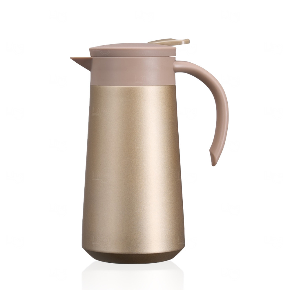 Garrafa Térmica Inox 800ml Personalizada Dourado
