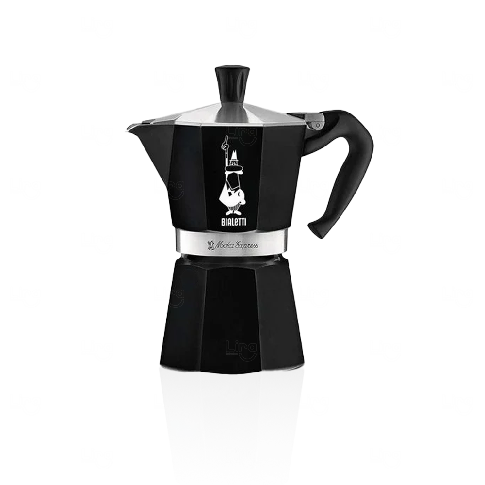 Kit com Cafeteira Italiana e Caneca Personalizado - 2 Peças 