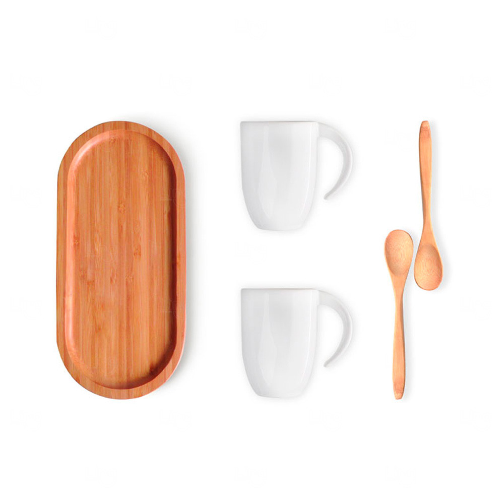 Kit Café/Chá 5 Peças Personalizado 