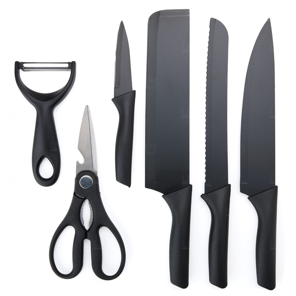 Kit de Facas para Churrasco Personalizado - 6 Peças 