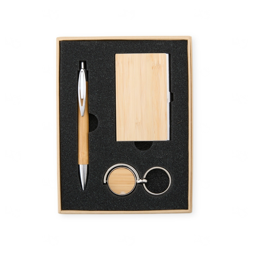 Kit Executivo Ecológico 3 Peças Personalizado 