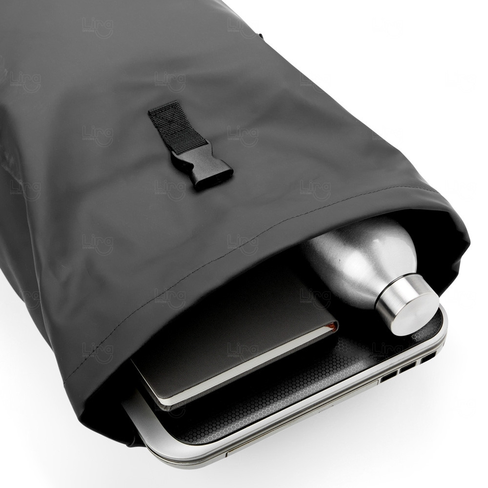 Mochila Couro Sintético 30L Formato Saco Personalizada 