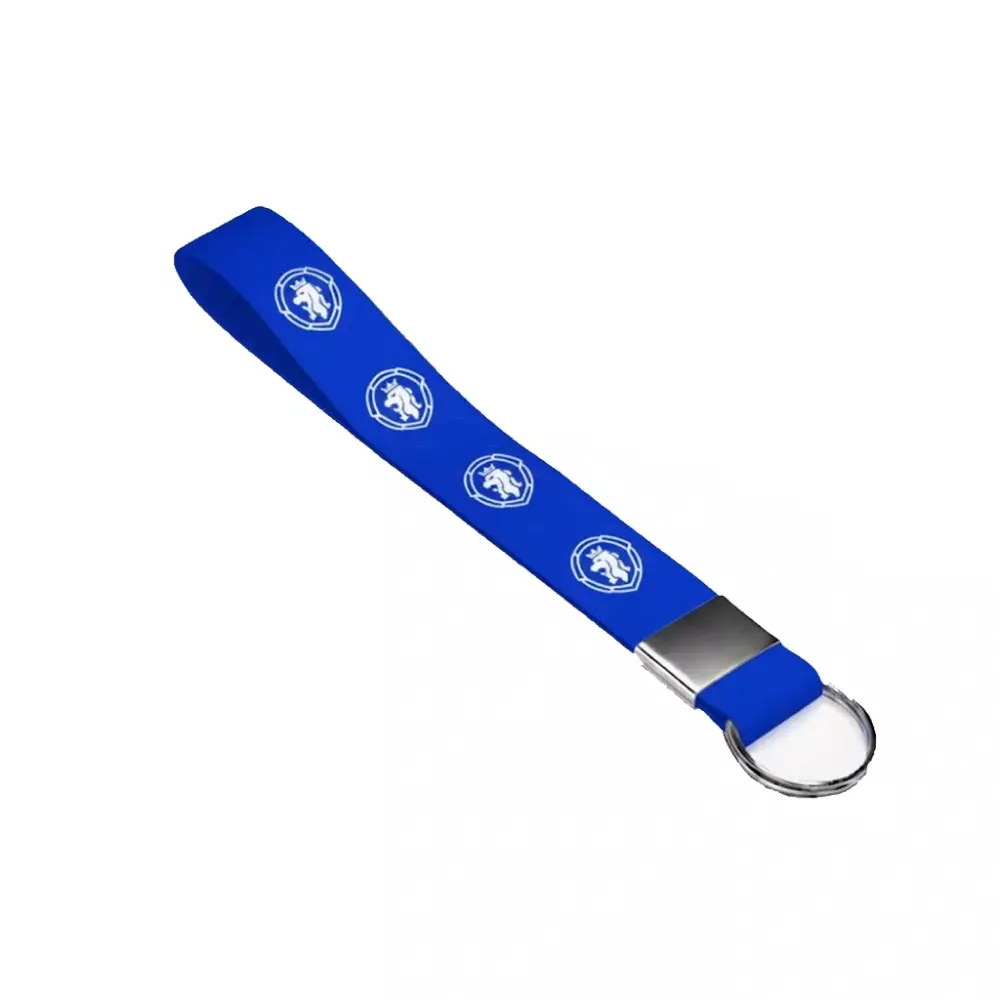 Chaveiro com Fita em Tecido Personalizado 