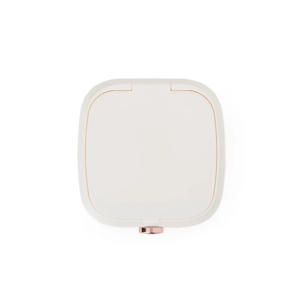 Porta-Joias com Espelho Personalizado - 6x10x10cm Branco