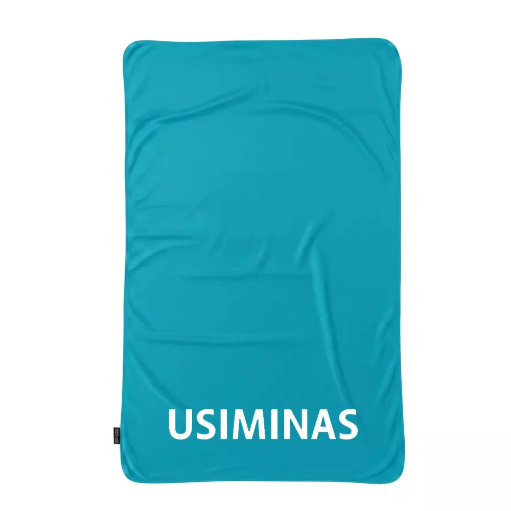 Toalha de Secagem Rápida Personalizada - 140x80cm Azul Claro