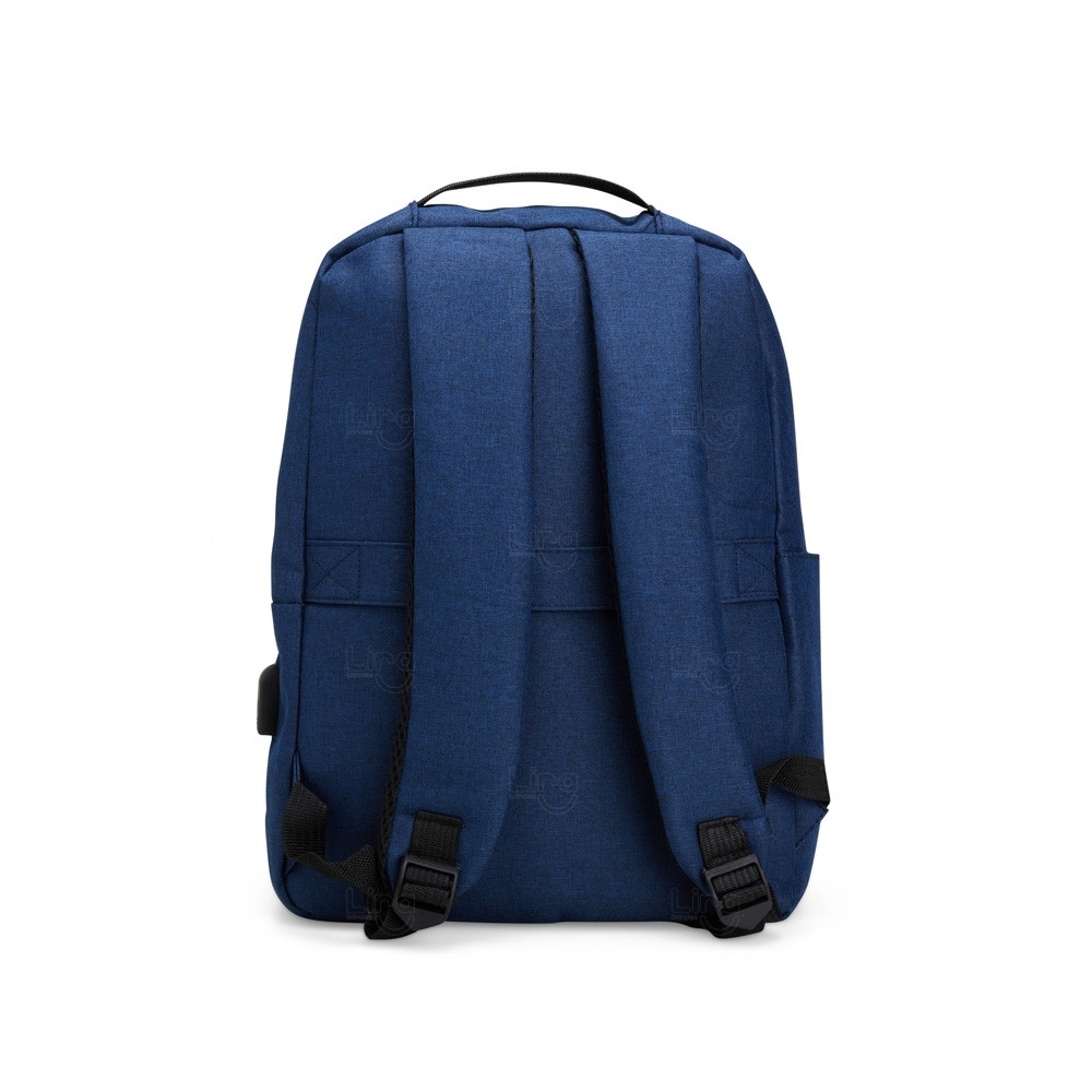 Mochila de Nylon  21L com USB Externo Personalizada 