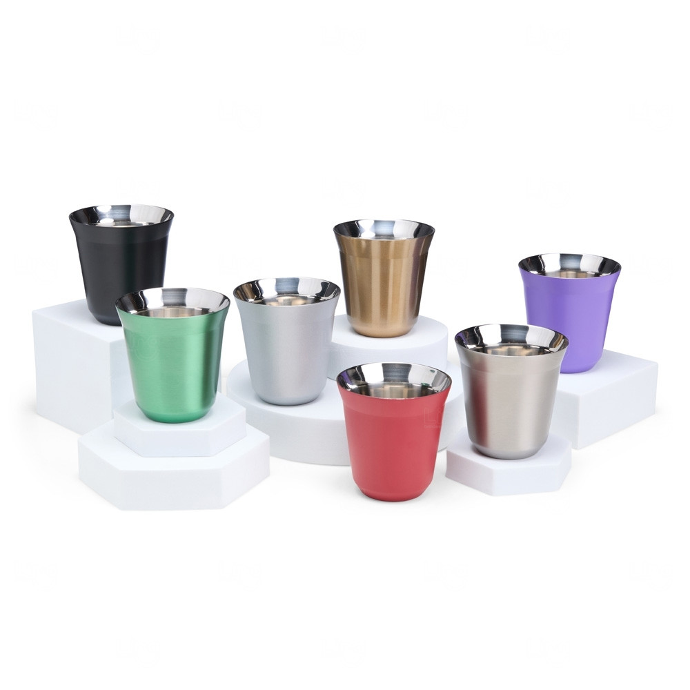 Copinho Isotérmico 150ml em Aço Inox Personalizado 