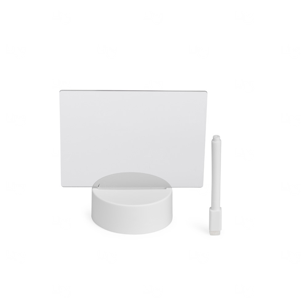 Luminária de Mesa LED com Tela para Recados 