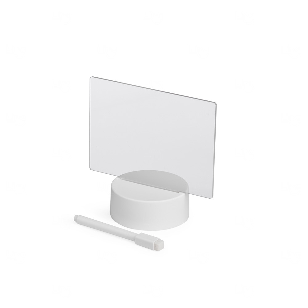Luminária de Mesa LED com Tela para Recados 