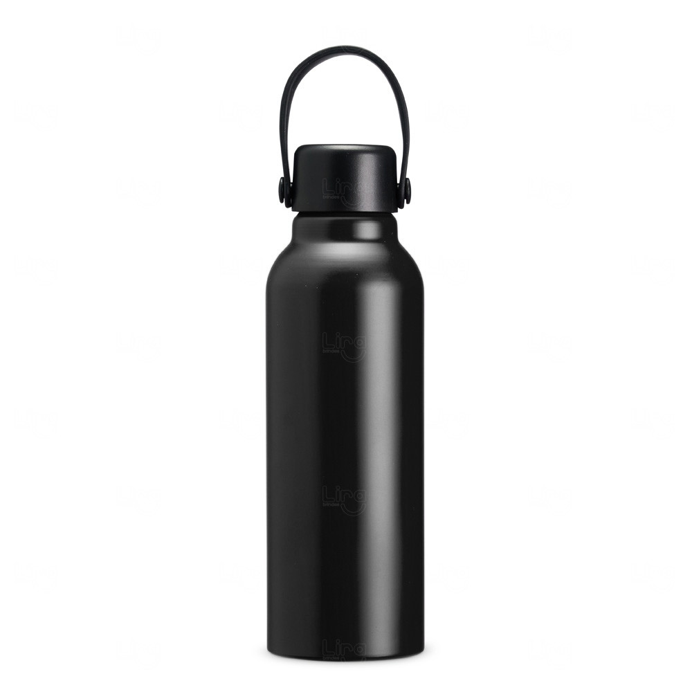 Garrafa Alumínio Personalizado - 800ml Preto