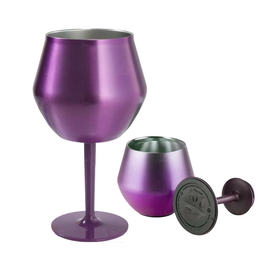 Taça Térmica Inox 2 em 1 Personalizada 