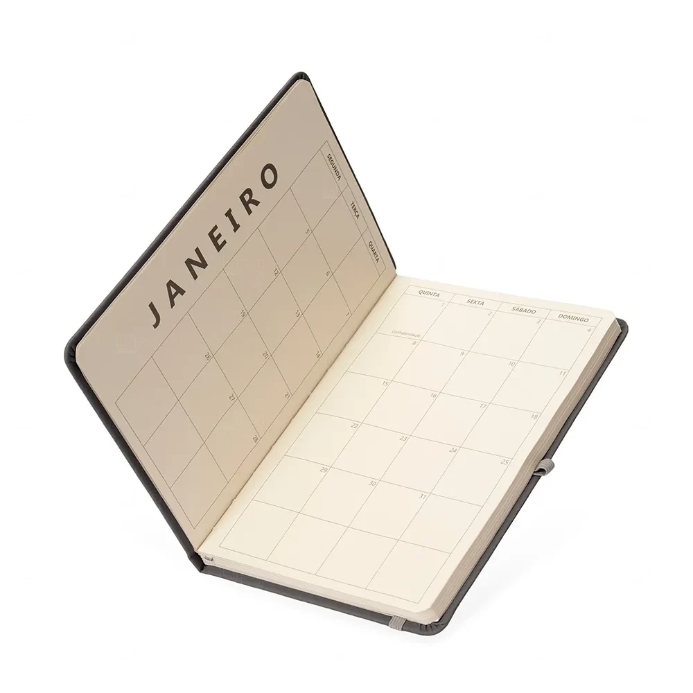 Planner 2026 Emborrachado Personalizado 