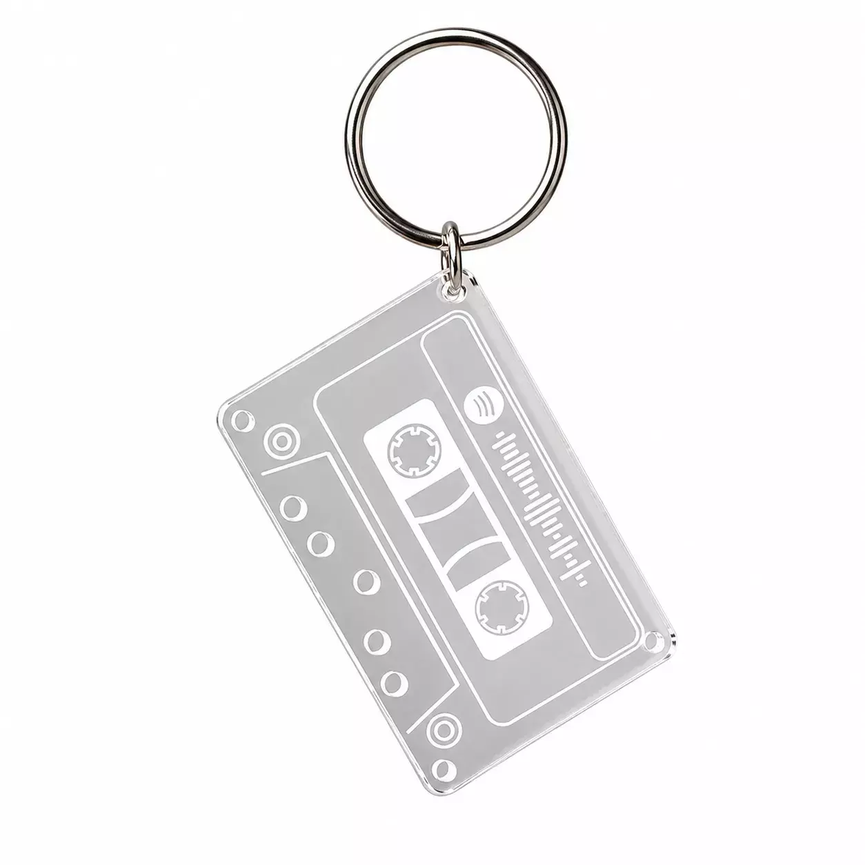 Chaveiro Acrílico Fita Cassete Personalizado 