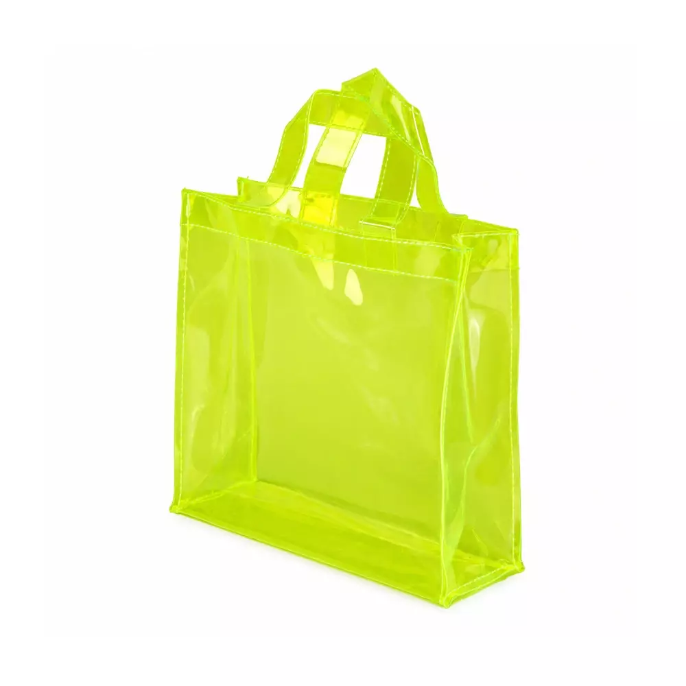 Sacola em PVC Translúcida Personalizada - 41 x 37 cm 