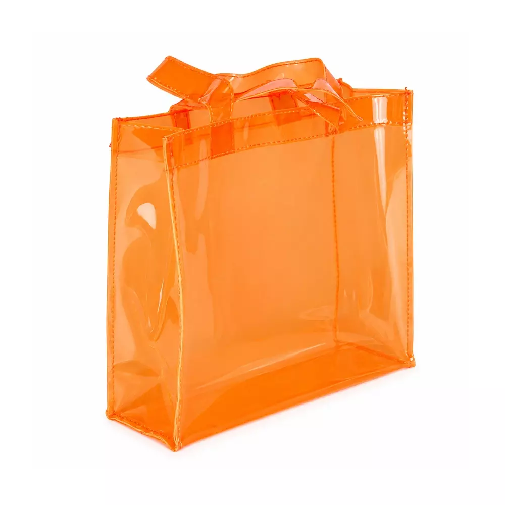 Sacola em PVC Translúcida Personalizada - 41 x 37 cm 