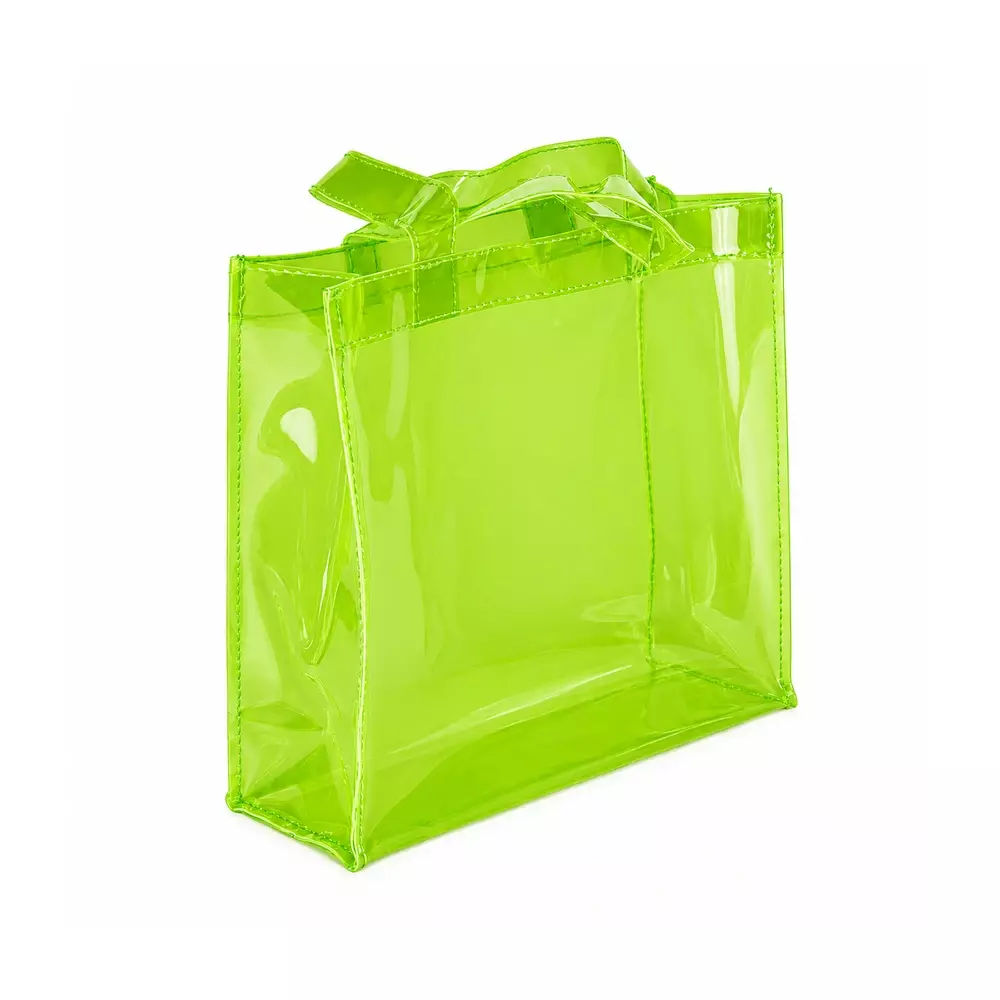 Sacola em PVC Translúcida Personalizada - 41 x 37 cm 